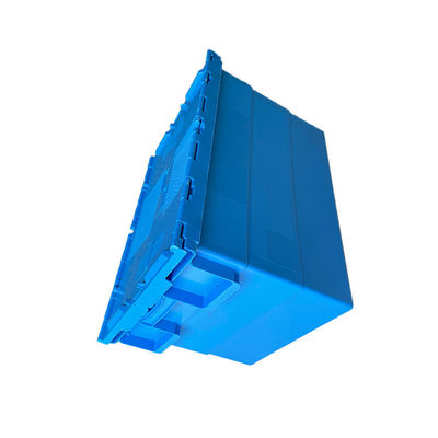 ISO9001 600x400 ব্লু এইচডিপিই প্লাস্টিক প্যালেট ESD মুভ হাউস স্টোরিং ফাইলগুলির জন্য