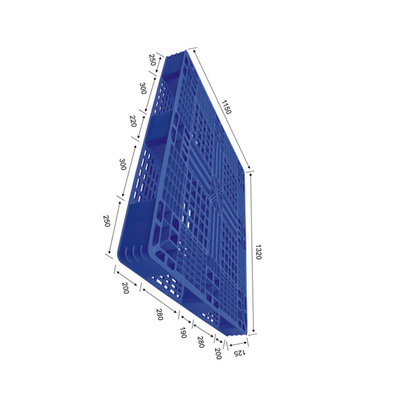1320X1150 প্লাস্টিক এক্সপোর্ট প্যালেট HDPE গুদাম 1200Kg ডাইনামিক
