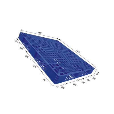 HDPE ওয়্যারহাউস নেস্টেবল প্লাস্টিক প্যালেট 1320x1150 1200Kg ডাইনামিক