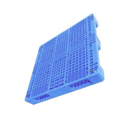 110x110 নীল 13.8Kg ভারী দায়িত্ব প্লাস্টিক প্যালেট HDPE সরবরাহ পরিবহন