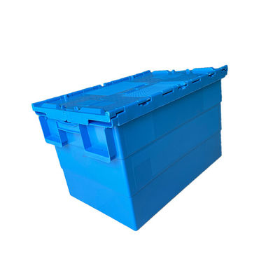 ISO9001 600x400 ব্লু এইচডিপিই প্লাস্টিক প্যালেট ESD মুভ হাউস স্টোরিং ফাইলগুলির জন্য