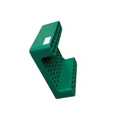 ওয়্যারহাউস পোর্টের জন্য সবুজ HDPE 450x350 স্ট্যাকযোগ্য প্লাস্টিক প্যালেট