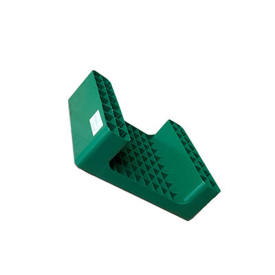ওয়্যারহাউস পোর্টের জন্য সবুজ HDPE 450x350 স্ট্যাকযোগ্য প্লাস্টিক প্যালেট
