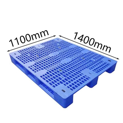 HDPE নেস্টেবল প্লাস্টিক প্যালেট 1400X1100 গুদাম 1500Kg ডাইনামিক