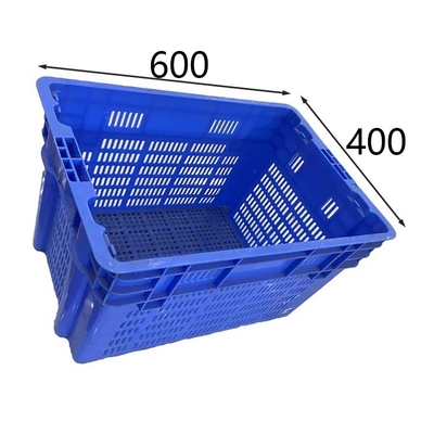 100% HDPE কলাপসিবল মুভিং প্লাস্টিক ক্রেট 600 X 400 X 315 মিমি হেভি ডিউটি ​​টেকসই