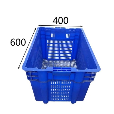 100% HDPE কলাপসিবল মুভিং প্লাস্টিক ক্রেট 600 X 400 X 315 মিমি হেভি ডিউটি ​​টেকসই